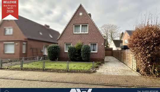 Bild von Einfamilienhaus mit Garage und Garten in Norden!
Objekt-Nr.: 25-112-S
