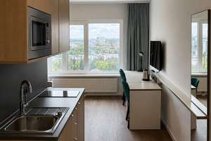 Fritz Tower -1-Zimmer-Wohnung mit toller Aussicht im 13. OG – Lehrter Straße 24b, 10557 Moabit, Berlin – Vorschaubild 2