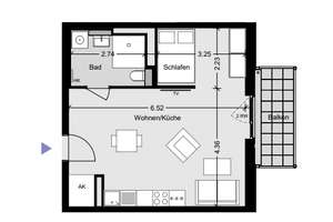 Wohnen mit WBS - BESONDERER WOHNBEDARF – Buschkrugallee 62, 62A, 12359 Britz, Berlin – Vorschaubild 3