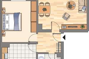 Freundliche 2 Zimmer Wohnung in Dortmund Bövinghausen – Stemmkeweg 46, 44388 Bövinghausen, Dortmund – Vorschaubild 2