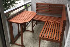Möbliertes Appartement mit Balkon