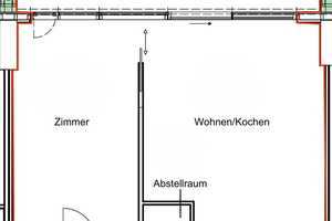 Helle, freundliche Zwei - Zimmer Wohnung im Eden Tower – Frankfurt am Main – Vorschaubild 5