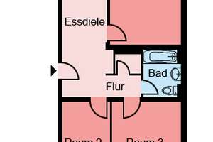 3-Zimmer-Wohnung in Bochum Steinkuhl – Girondelle 99, 44799 Querenburg, Bochum – Vorschaubild 2