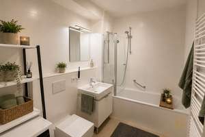 Sonnenbalkon, Ruhe und klare Räume - stilvolle 2-Zimmer-Wohnung – Packenreiterstraße 9, 81247 Obermenzing, München – Vorschaubild 5