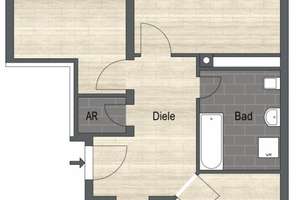 Barrierefrei ...
3- Zimmer- Wohnung mit Süd- Balkon und KFZ- Stellplatz
