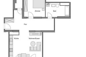 Helle 2-Zimmer-Wohnung mit großzügigem Eingangsbereich und Weitblick – 60316 Ostend, Frankfurt am Main – Vorschaubild 5