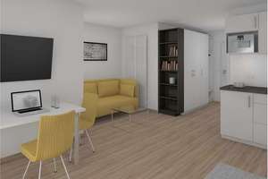 !!Studenten- und Schülerwohnung mit exklusiver Ausstattung!! – Firnhaberstr. 20, 86159 Hochfeld, Augsburg – Vorschaubild 4