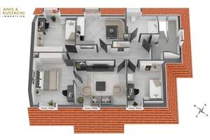 Langfristig investieren im Musikerviertel: 4-Zimmer-Dachgeschosswohnung mit Gestaltungsmöglichkeiten – Die vollständige Adresse der Immobilie erhältst du vom Anbieter., 76133 Weststadt, Karlsruhe – Vorschaubild 5