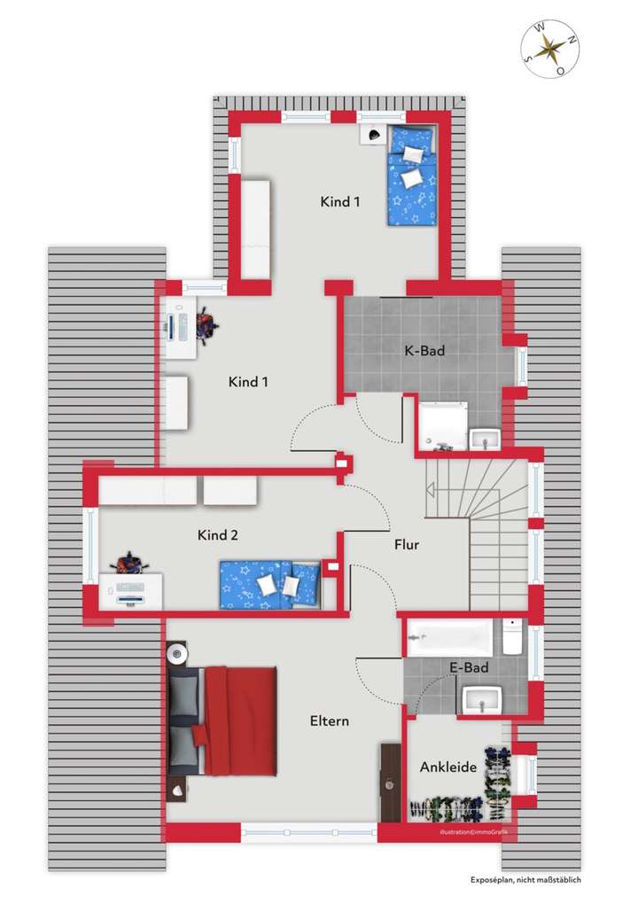 Grundriss Dachgeschoss