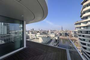 Skylineblick im FIFTYNINE by Hadi Teherani – Am Strandkai 4, 20457 HafenCity, Hamburg – Vorschaubild 4