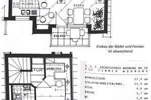 Lichtdurchflutete 2,5-Zimmer-Maisonette mit offenem Raumkonzept und  Fernblick in Uni-Nähe/Dachswald – Hessenlauweg 6, 70569 Dachswald, Stuttgart – Vorschaubild 13