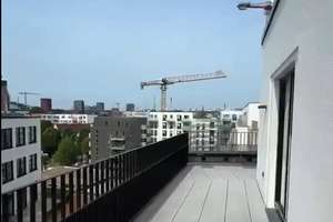 Erstbezug, Luxus-Penthouse, 53m2 Dachterrasse, unverbaubarer Blick auf zukünftigen Elbtower u. City – Billerhorster Kanalstr. 52-66, 20539 Rothenburgsort, Hamburg – Vorschaubild 2