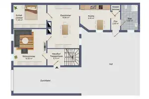 Zweifamilienhaus mit Garten, Garagen und Ausbaupotenzial – Ideal für Familien & Kapitalanleger – Dessau-Roßlau – Vorschaubild 39