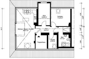 Freie sanierte 3-Zimmer-DG-Wohnung mit offenem Wohnkonzept in direkter Nähe zur Lübecker Altstadt! – Die vollständige Adresse der Immobilie erhältst du vom Anbieter., 23558 Sankt Lorenz Süd, Lübeck – Vorschaubild 2