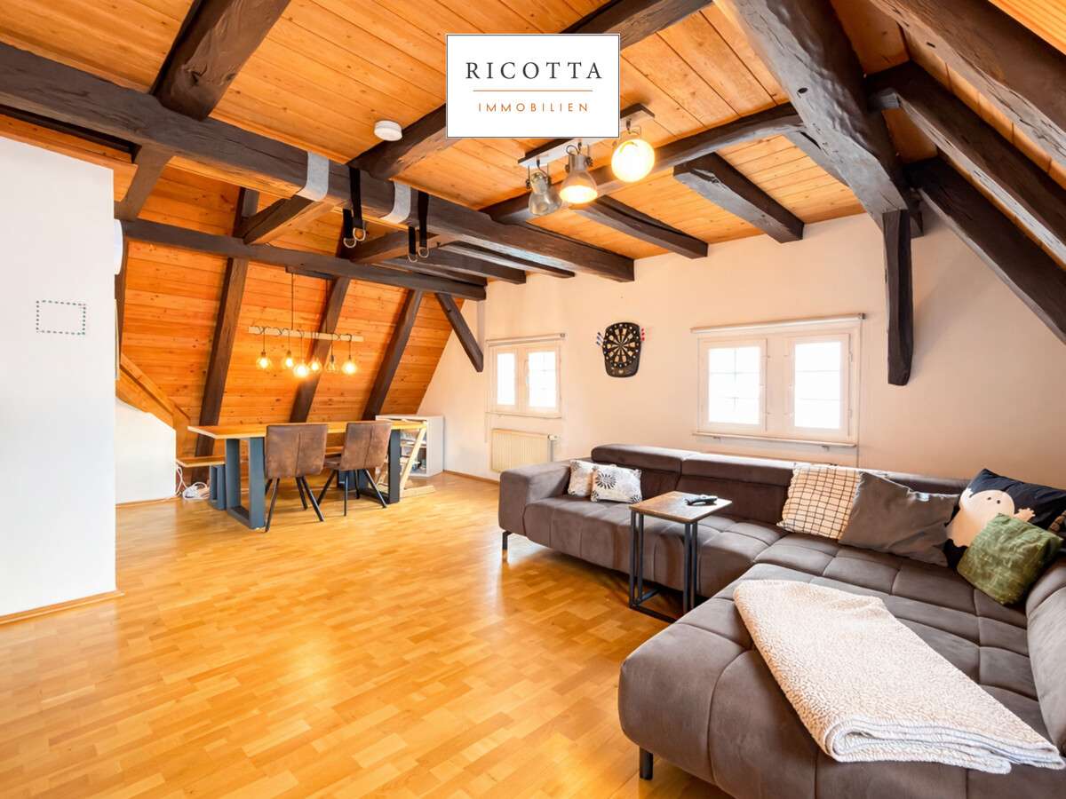 Immobilie in Deizisau - Charmante 4,5-Zimmer-Maisonettewohnung im historischen Fachwerkhaus - Bild 0