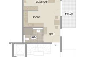 Durchdachtes Raumkonzept: großzügiges Apartment mit Balkon - ca. 48,30 m² Wohnfläche – Die vollständige Adresse der Immobilie erhältst du vom Anbieter., 80689 Am Westbad, München – Vorschaubild 4
