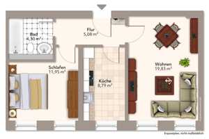 Gemütliche 2-Raumwohnung in Stadtfeld Ost - Ihr neues Zuhause! – Matthissonstraße 3, 39108 Magdeburg – Vorschaubild 11