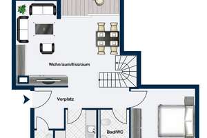 Großzügige Maisonettewohnung mit offener Galerie und Süd-Loggia inkl. TG- Stellplatz! – Die vollständige Adresse der Immobilie erhältst du vom Anbieter., 70567 Möhringen-Ost, Stuttgart – Vorschaubild 18