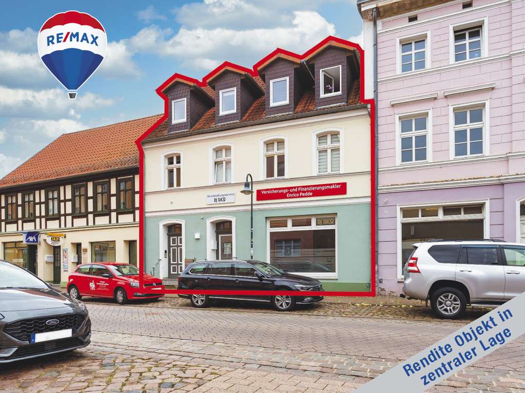 Immobilie in Groß Pankow (Prignitz) - Vollvermietetes, modernes Mehrfamilienhaus mit ca. 6% Rendite in zentraler Lage von Pritzwalk - Bild 0