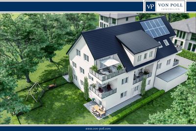 Neubau Erdgeschosswohnung | KfW 40 + QNG | ca. 34,86 m² | 1ZKB | Stellplatz | PROVISIONSFREI