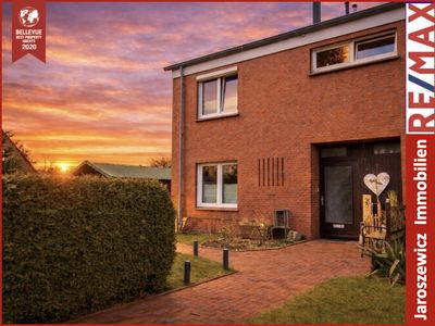 Reihenendhaus mit großem Grundstück, Balkon & moderner Ausstattung in Aurich-Sandhorst