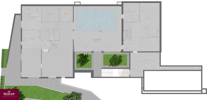 Illustrierter Grundriss UG