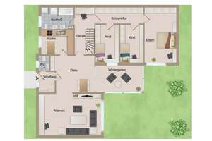 Winkelbungalow Delkenheim: 130 m² Wohnfl + voll ausgebauter Keller – bis ~190 m² fürs Wohnen nutzbar – Die vollständige Adresse der Immobilie erhältst du vom Anbieter., 65205 Delkenheim, Wiesbaden – Vorschaubild 27