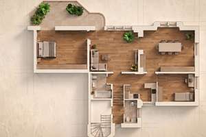 Exklusiv sanierte Villa-Altbauwohnung - 4 Zimmer mit Balkon, EBK und 2 Stellplätzen – Leon Pohle Str. 1, 1219 Seevorstadt-Ost/Großer Garten, Dresden – Vorschaubild 11