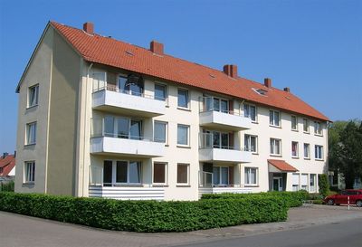 Wohnung im Erdgeschoss mit Balkon