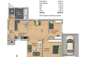 IMMOSPACE *** HANDWERKER AUFGEPASST! HAUS MIT GARTEN & GARAGE ZUM FERTIG RENOVIEREN *** – Augsburg (Kreis) – Vorschaubild 21
