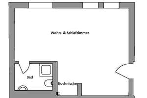 Praktische 1-Zimmer-Wohnung mit großem Wohnbereich. – Rietzstraße 46, 1139 Mickten, Dresden – Vorschaubild 8