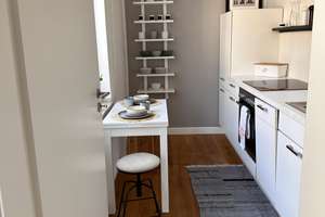 Möbliertes Appartement mit 1 Zimmer in Düsseldorf Unterbilk – Konkordiastraße 59, 40219 Unterbilk, Düsseldorf – Vorschaubild 4