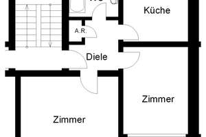 Schöne, renovierte 2-Zimmer-Wohnung mit Loggia! – Atterstr. 126, 49090 Eversburg, Osnabrück – Vorschaubild 2
