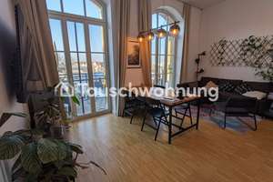Tauschwohnung: Moderne Wohnung mit Balkon in Plagwitz | 4,5m hohe Decken