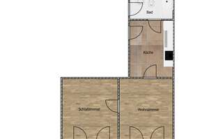 Voll möblierte 2-Zimmer Erdgeschosswohnung - fußläufig zum Hauptbahnhof. – Rheinstraße 43, 42697 Ohligs/Aufderhöhe/Merscheid, Solingen – Vorschaubild 8