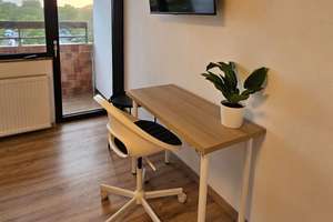 Möblierte 1-Zimmer-Wohnung in Nürnberg direkt am Wöhrder See mit Balkon, Waschmaschine und Fernseher – Norikerstraße 19, 90402 Tullnau, Nürnberg – Vorschaubild 6