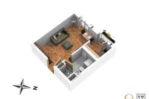 Möbliertes 1-Zi.-Apartment in Haidhausen! – Orleansstraße 20, 81669 Haidhausen Süd, München – Vorschaubild 5