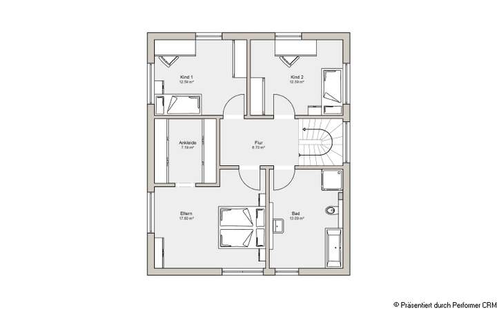 Grundriss Dachgeschoss