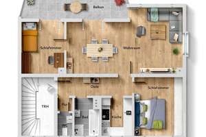 3-Zimmer-Wohnung in ruhiger Lage von Bielefeld-Senne – Die vollständige Adresse der Immobilie erhältst du vom Anbieter., 33659 Senne, Bielefeld – Vorschaubild 11