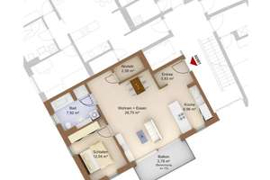 2 Zimmer Wohnung mit Balkon in Berlin-Biesdorf (Marzahn) – Fortunaallee 15, 12683 Biesdorf, Berlin – Vorschaubild 11