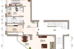 Charmante 3-Zimmer-Wohnung in Bestlage der Oststadt / List – Die vollständige Adresse der Immobilie erhältst du vom Anbieter., 30161 Oststadt, Hannover – Vorschaubild 12