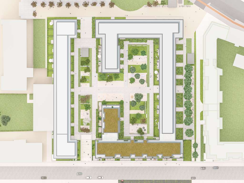 PANDION MIDTOWN - Hochwertige Gewerbefläche im Erdgeschoss