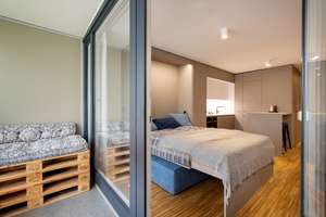 Voll möbliertes Design-Apartment „All in One“ , 7. Stock Westbalkon, OHNE Makler, frei! – Helene-Mayer-Ring 14, 80809 Am Riesenfeld, München – Vorschaubild 14