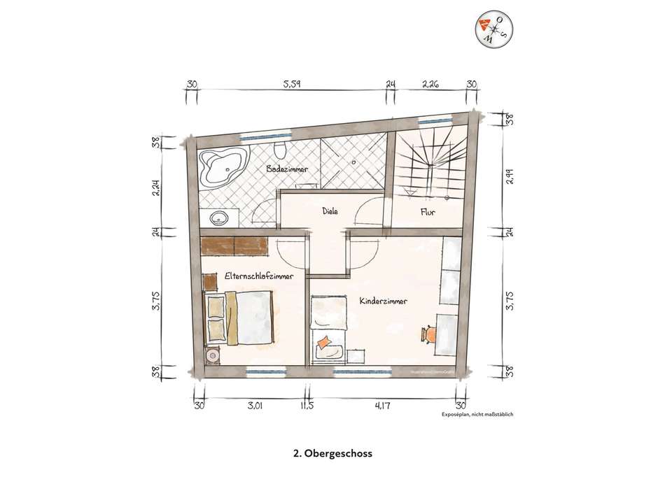 Grundriss 2. OG