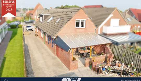Bild von Wohnhaus mit großem Grundstück in bester Lage von Norddeich!       Objekt-Nr.: 24-081-S