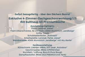 Constance: Lichtdurchflutete Dachgeschosswohnung mit bulthaup b3 Premiumküche