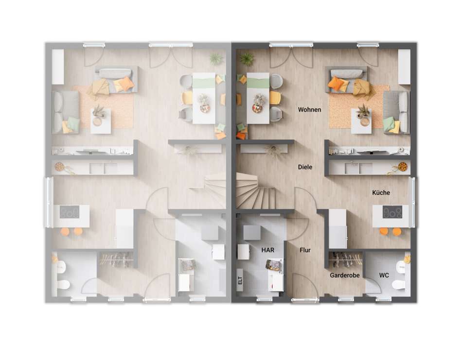 Grundrissbeispiel EG