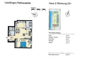 Erstbezug: Moderne 2-Zi.-Wohnung mit Einbauküche in zentraler Lage von Leichlingen – Neukirchener Str. 12, 42799 Leichlingen (Rheinland) – Vorschaubild 10