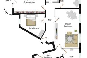 Mitten in der Stadt - 3 Zimmerwohnung mit Balkon & Aufzug! – Die vollständige Adresse der Immobilie erhältst du vom Anbieter., 55116 Neustadt, Mainz – Vorschaubild 16