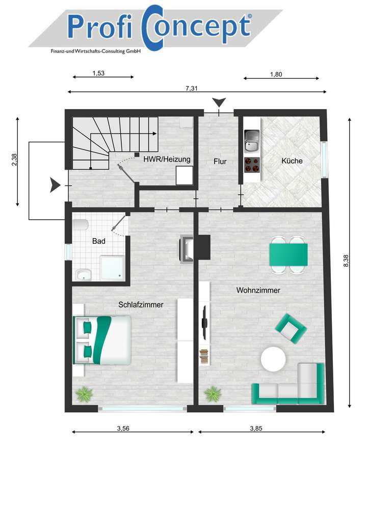 Grundriss VH EG